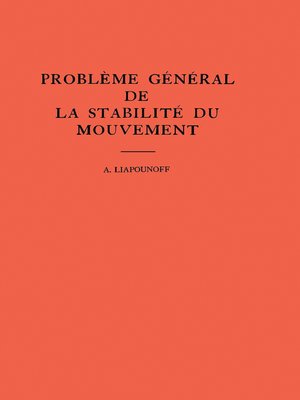 cover image of Probleme General de la Stabilite du Mouvement